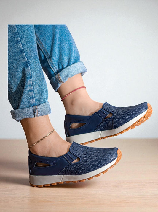 Tenis Dama Zapatillas Mafalda Oxford - 02_azul-blanco