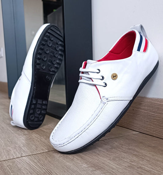 Zapato Casual Hombre Cuero 2111 Sport Francia - 02_blanco-2
