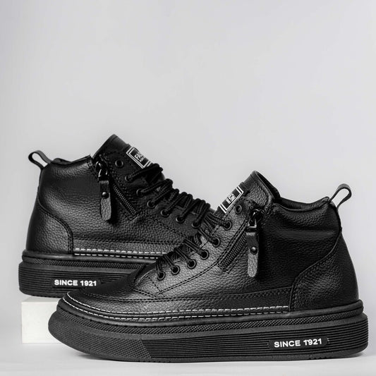 Bota Hombre Matrix Triple Costura - 02_negro