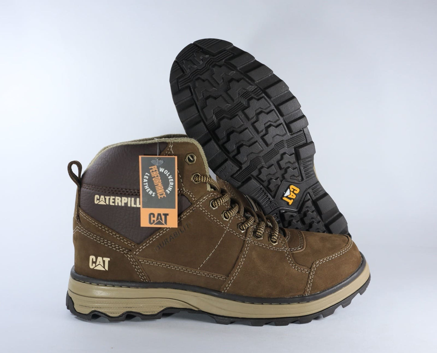 Bota Caterpillar 1371 Cuero Sin Puntera - 03_negro-cafe-2