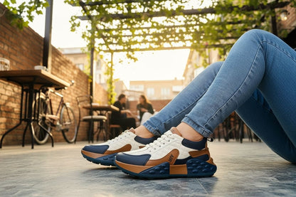 Tenis Hombre Zapatillas Flex Air 2026 - 01_azul-cafe