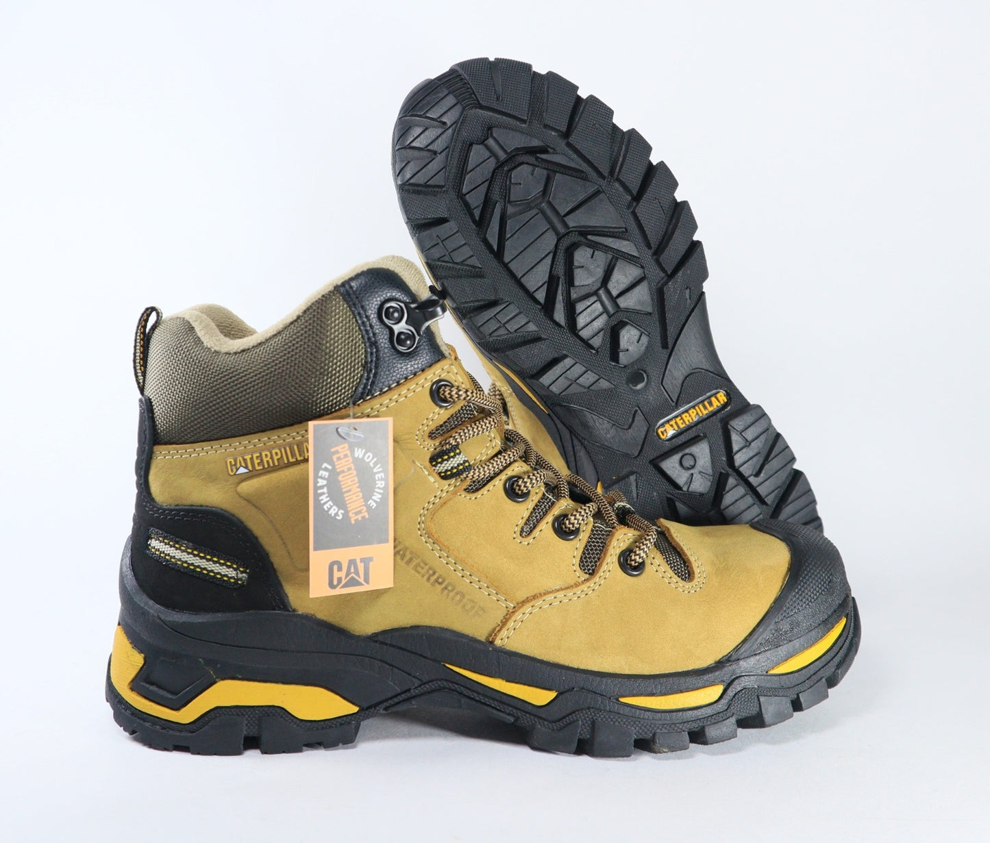 Bota Caterpillar 1350 R Con Puntera Seguridad Dielectricas - 01_azul-negro