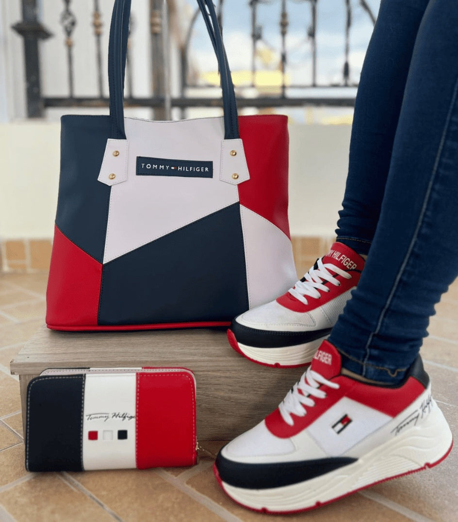 Tenis Trios Tommy Hilfiger 188 - 01_azul