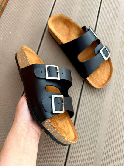 Sandalia Hombre Cuero Negro - 01_beige-miel