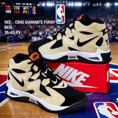 Tenis CB40 Diamante Furry - 01_beis
