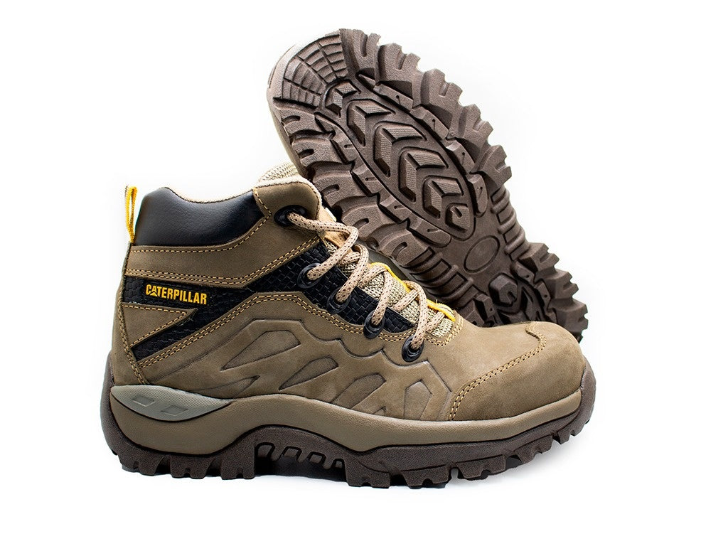 Bota Caterpillar 014 Con Puntera Seguridad Dielectricas - 01_cafe-negro