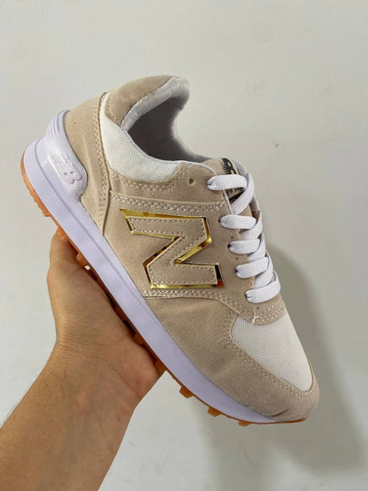 Tenis Dama New Balance Dorado - 01_multicolor