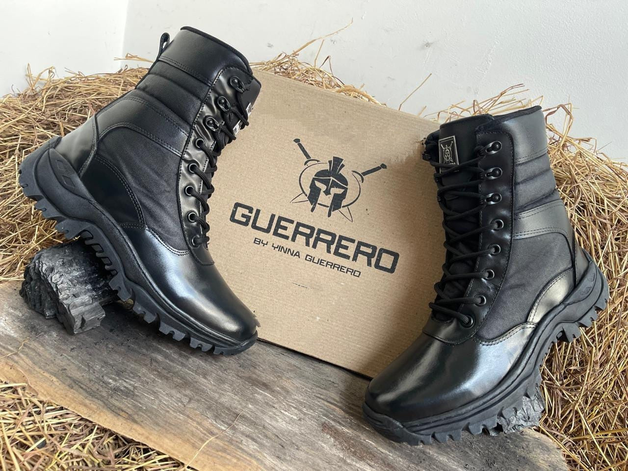 Bota Guerrero Sahara Negra Brill - 01_negro