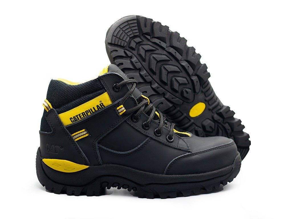 Bota Caterpillar 08 New Con Puntera Seguridad Dielectricas - 01_negro