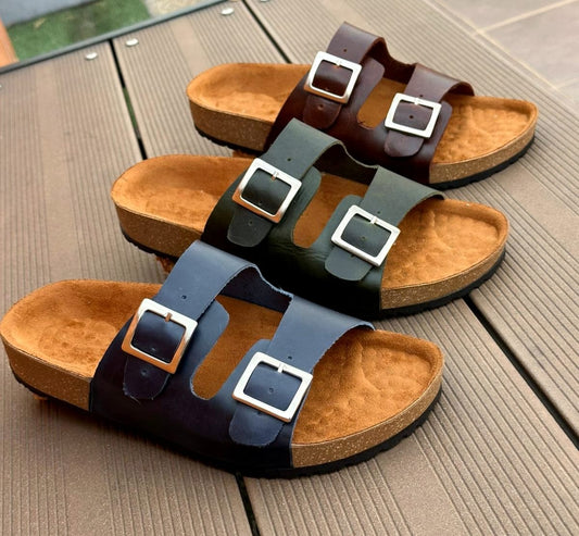 Sandalia Hombre Cuero Azul - 02_beige-miel-2
