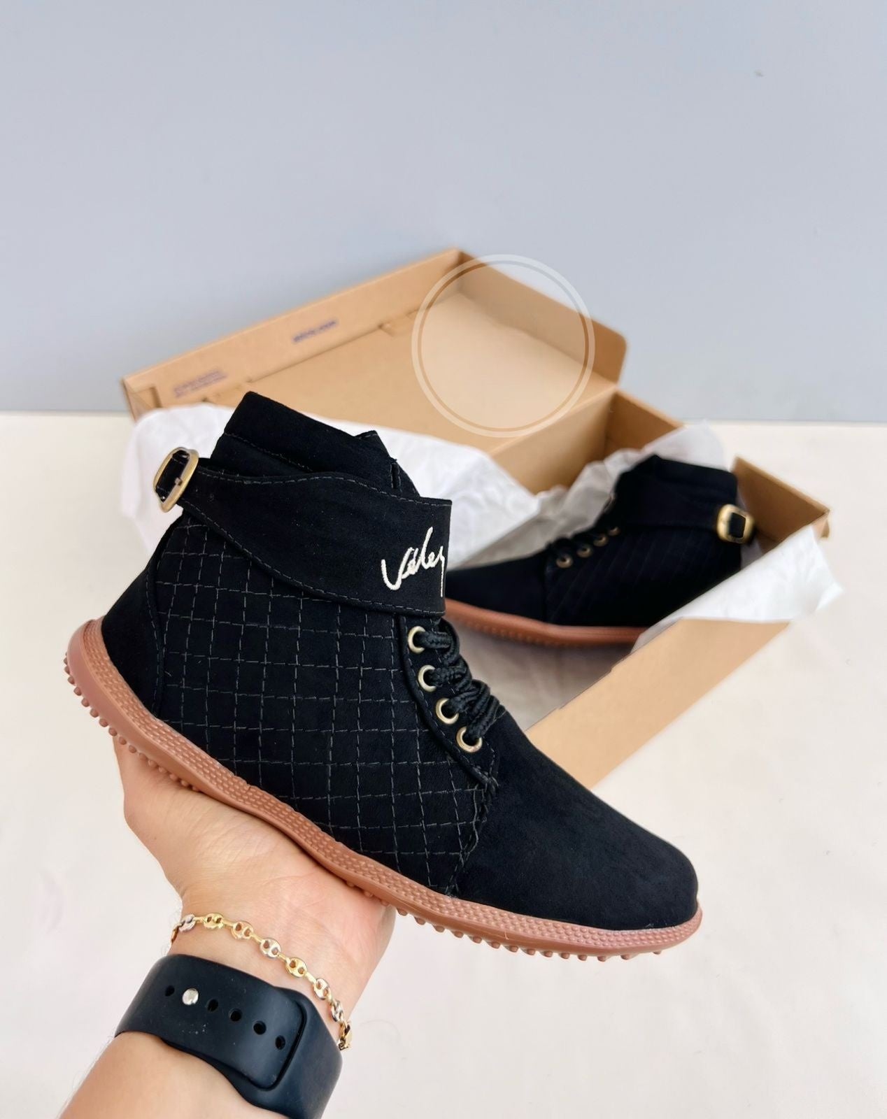 Bota Dama V006 Clasicas 2 - 02_blanco-negro