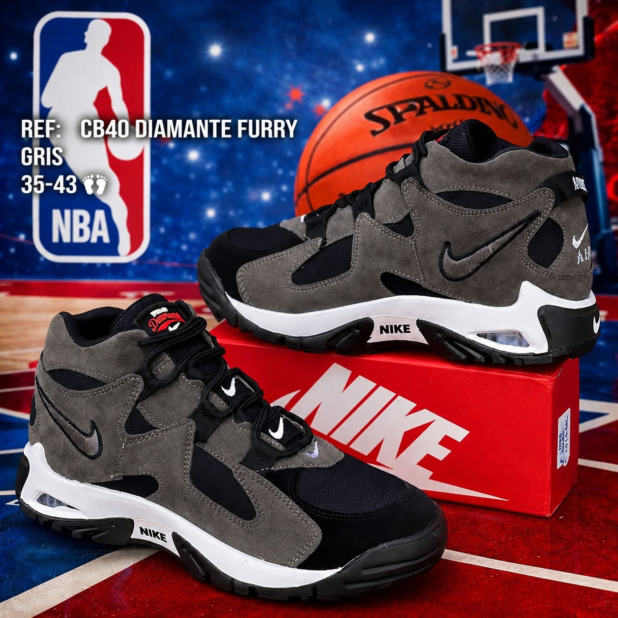 Tenis CB40 Diamante Furry - 02_gris