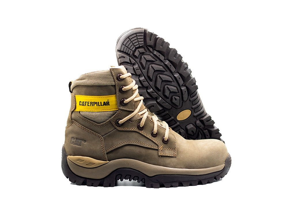 Bota Caterpillar 016 Con Puntera Seguridad Dielectricas - 02_negro-cafe-2