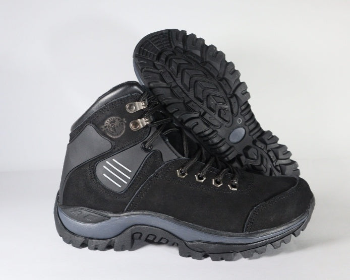 Bota Brahma 04 Cuero Sin Puntera - 02_negro