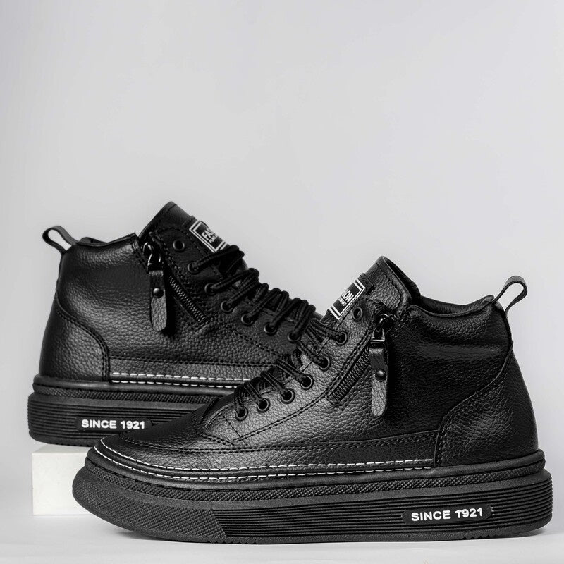 Bota Hombre Matrix Triple Costura - 02_negro