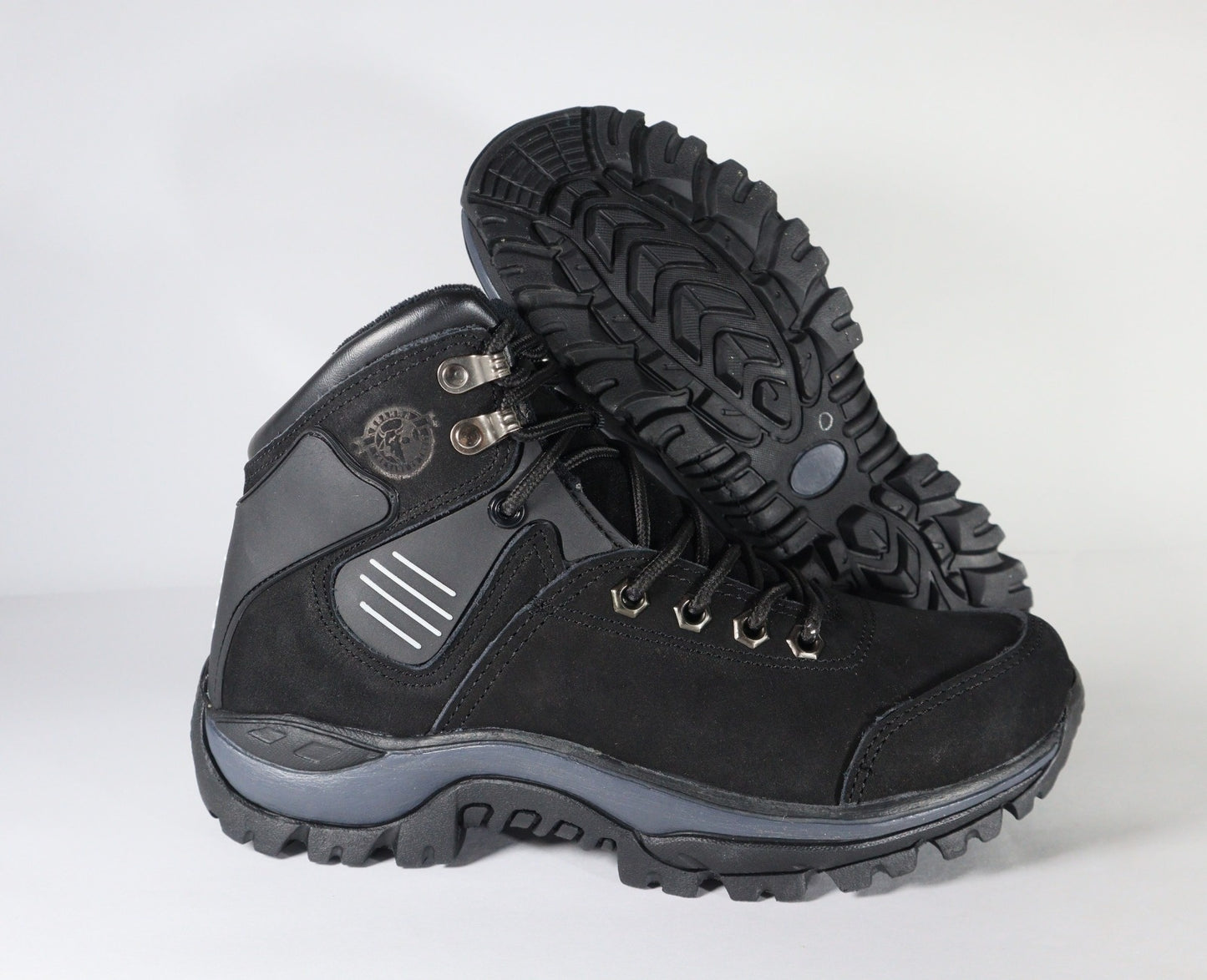 Bota Brahma 04 Cuero Sin Puntera - 02_negro
