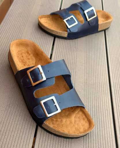 Sandalia Hombre Cuero Azul - 03_beige-miel-3