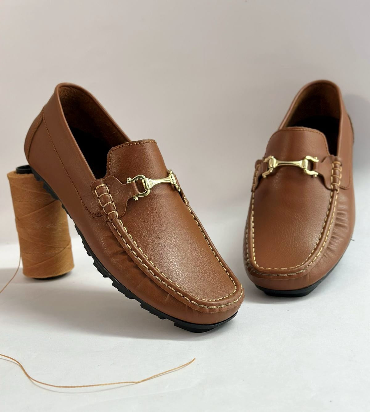 Mocasín Hombre Elegante 209-1 Brillante Bcs - 03_miel-3