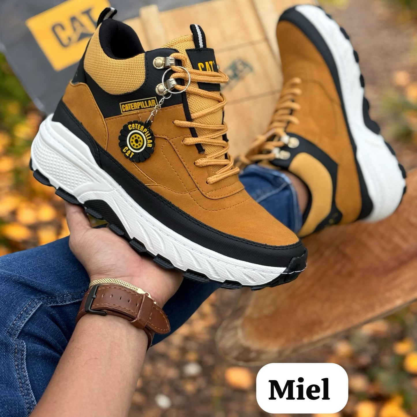 Bota C010 005 Unisex - 03_miel-cafe