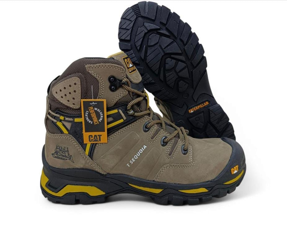 Bota Caterpillar 1372 Con Puntera Seguridad Dielectricas - 03_negro-cafe