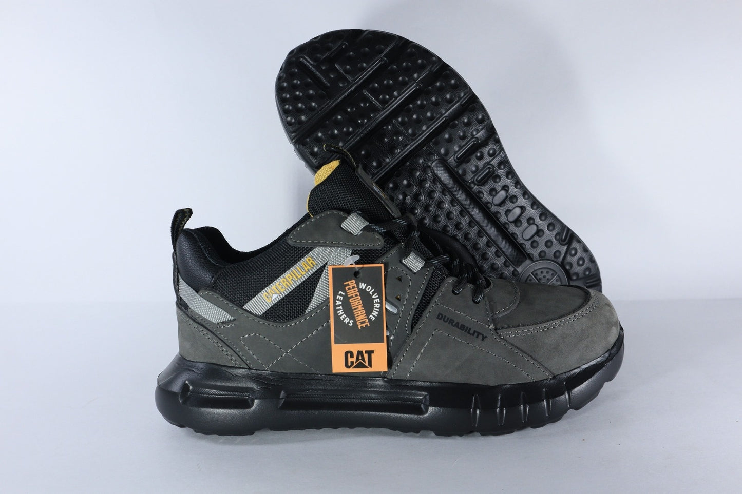 Bota Caterpillar 1366 Cuero Sin Puntera - 03_negro-gris-3