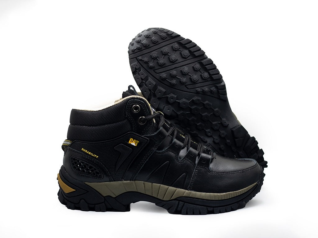 Bota Caterpillar 1344 Cuero Sin Puntera - 03_negro