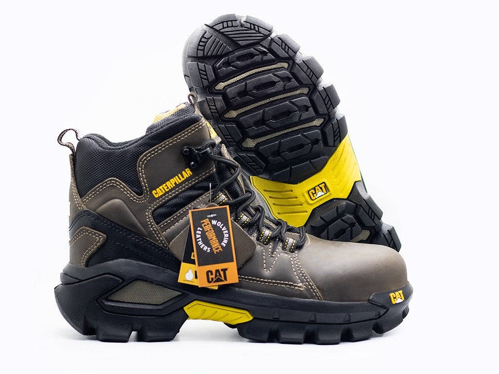 Bota Caterpillar 1348 Con Puntera Seguridad Dielectricas - 03_negro