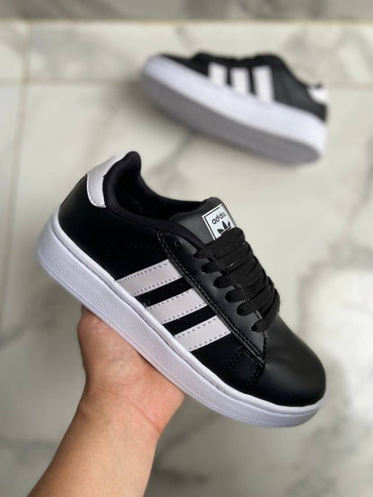 Tenis Dama Adidas Campus Negro - 04_gris-4