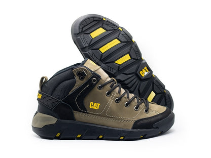 Bota Caterpillar 1343 Cuero Sin Puntera - 04_negro-cafe-2