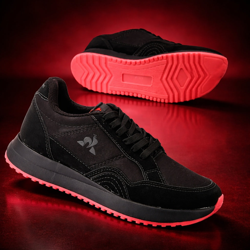 Tenis Deportivo Dama Le Coq Sportif Negro - Rojo - 04_rojo