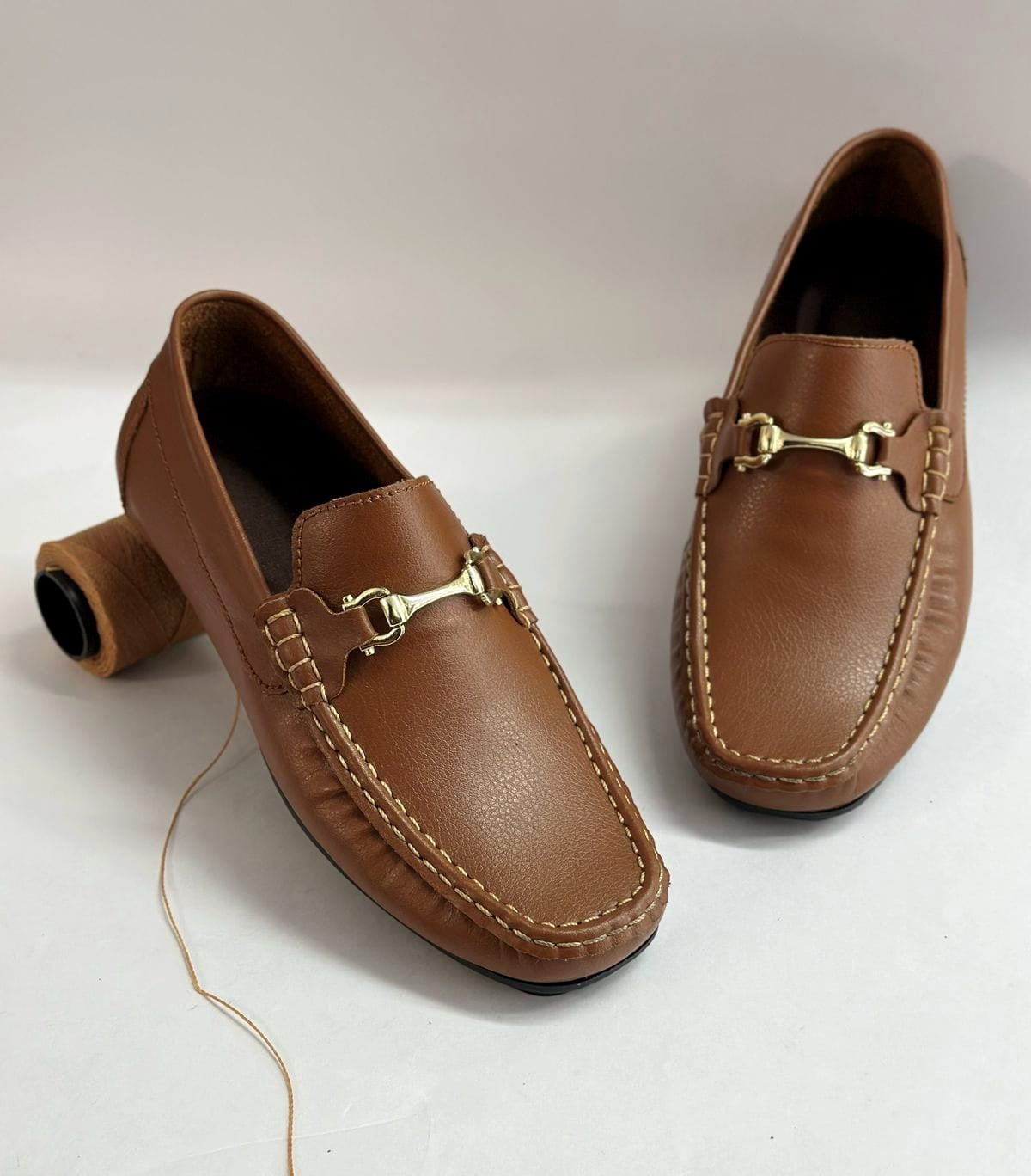 Mocasín Hombre Elegante 209-1 Brillante Bcs - 05_miel-5