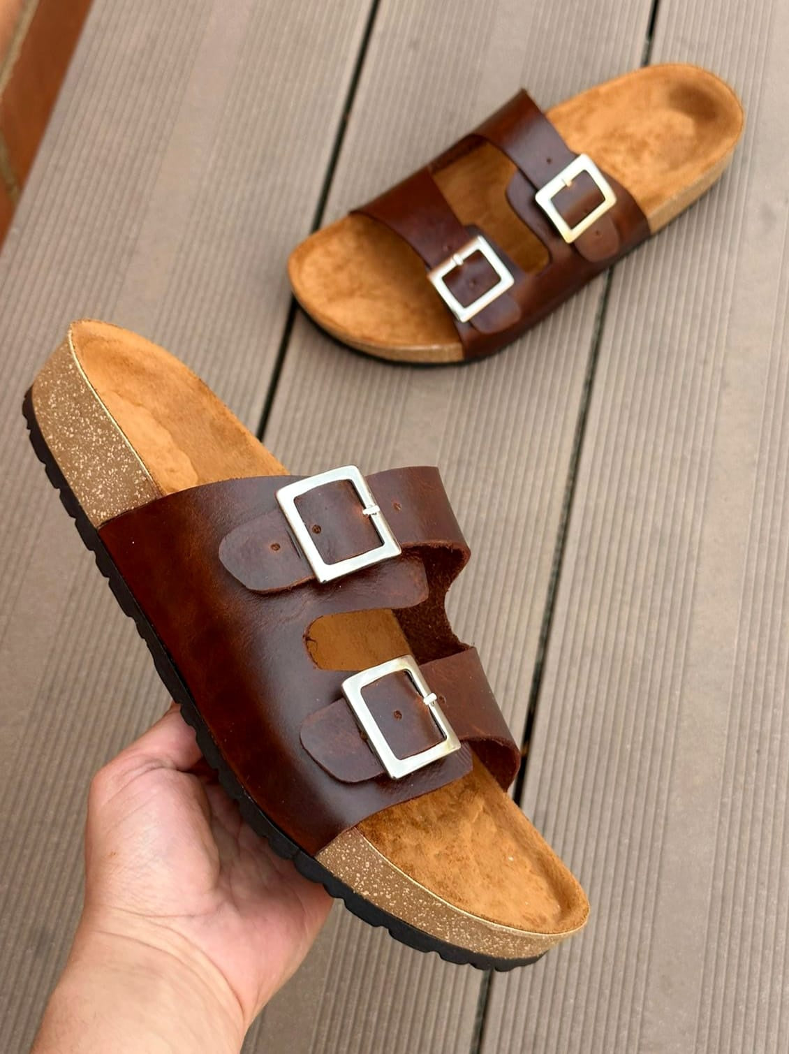 Sandalia Hombre Cuero Cafe - 05_miel-beige
