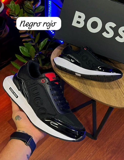 Tenis Deportivo Hombre HB004 - 05_negro-cafe