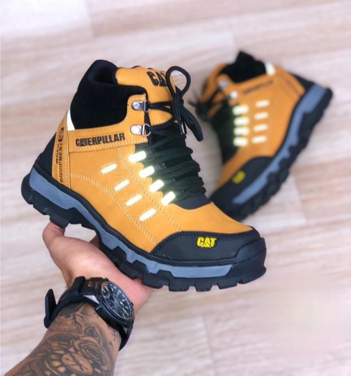 Bota Hombre Seguridad Reflectiva - Cat Work - 06_multicolor-3