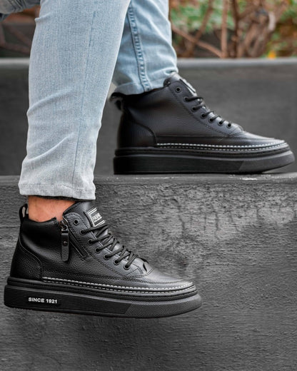Bota Hombre Matrix Triple Costura - 06_negro-gris-3