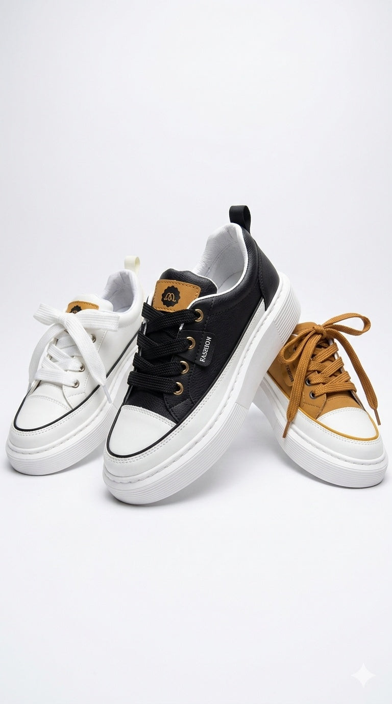 Tenis Dama Fashion - 08_naranja