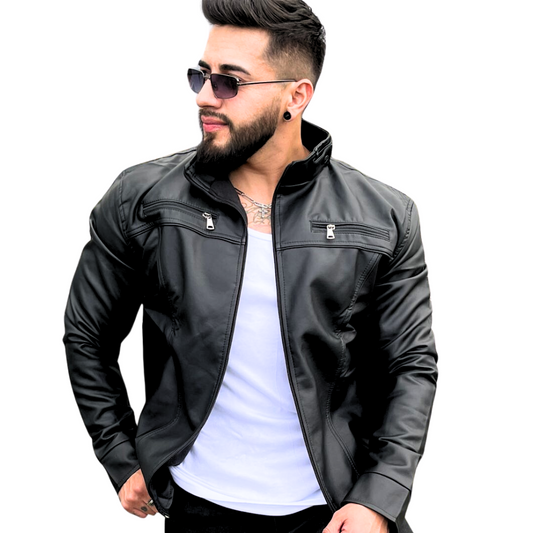 Chaqueta Clásica en Cuerotex Premium
